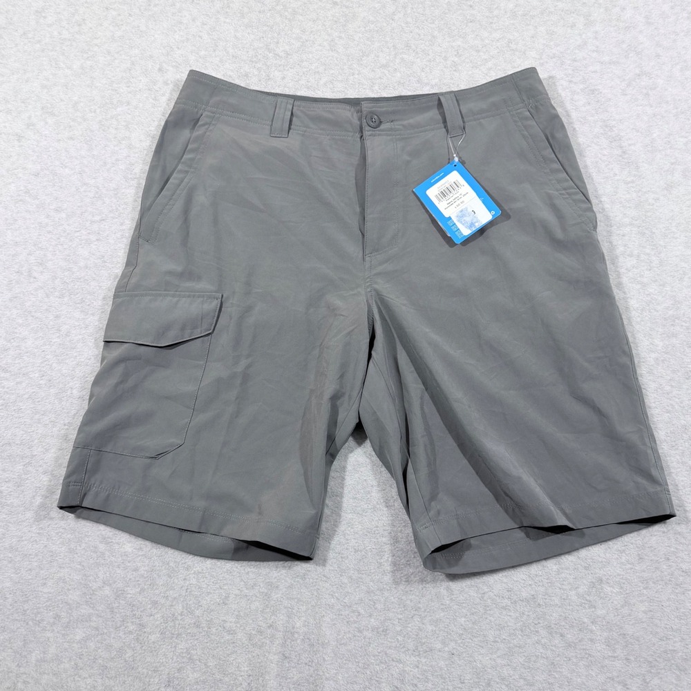 Columbia Eaglecrest Shorts Mens 34 Grey NWT Cargo Hiking Outdoor